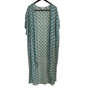 Boutique Brand Tailfeather Blue Duster/Coverup 2x/3x Plus size
